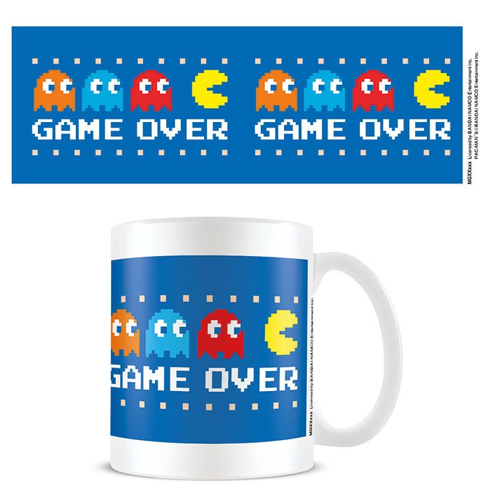 Pac-man mug game over