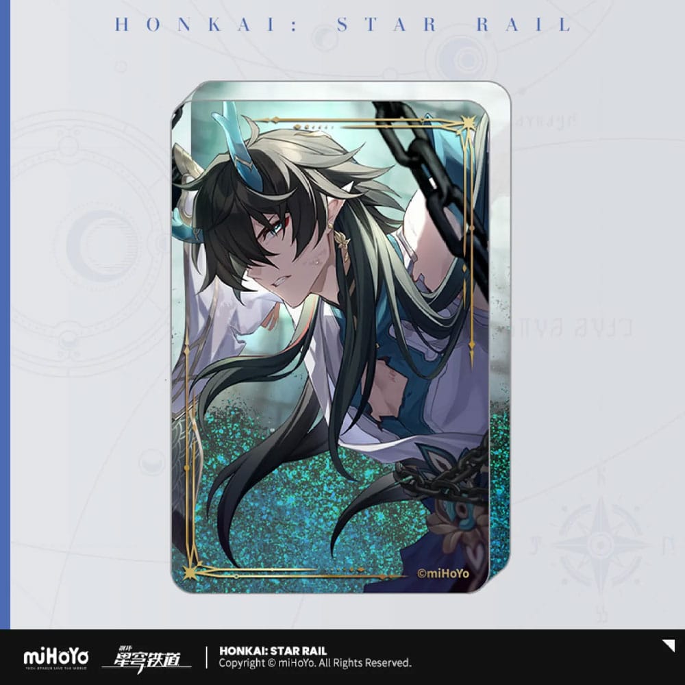 Honkai: Star Rail Light Cone Acryl ornament met glitter: helderder dan de zon 9 cm