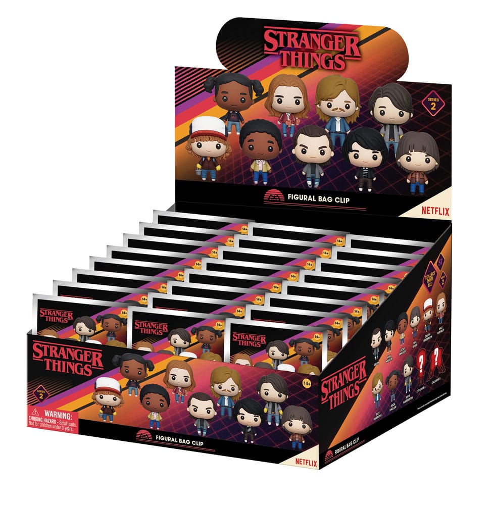 Stranger Things 3D PVC tasclips serie 2 display (24)