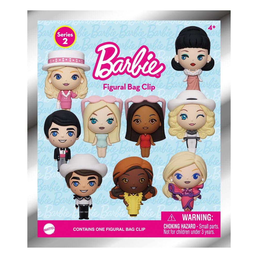 Barbie 3D Foam Tasclips Serie 2 Display (24)
