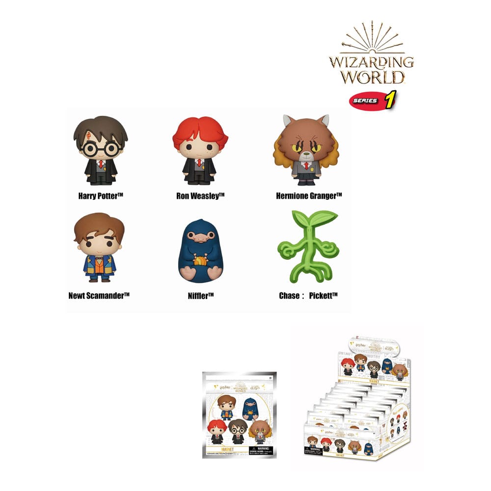 Wizarding World 3D Magneten Serie 1 Display (12)