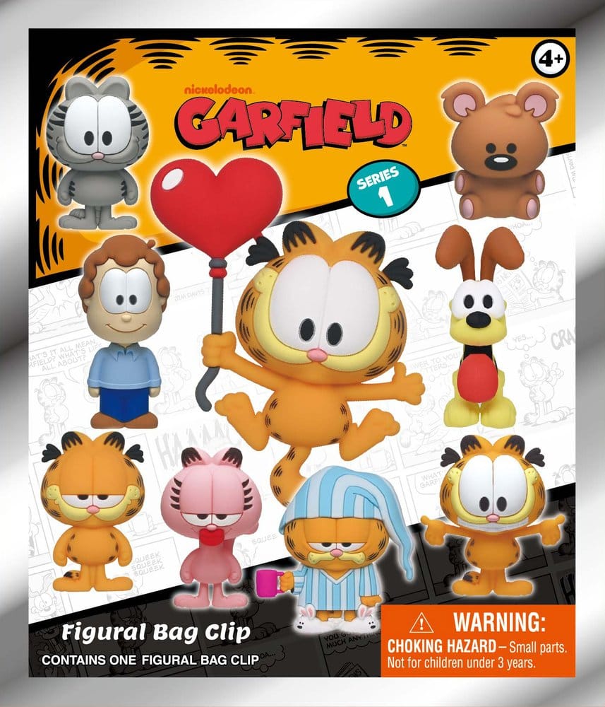 Garfield 3D Foam Tasclips Serie 1 Display (24)