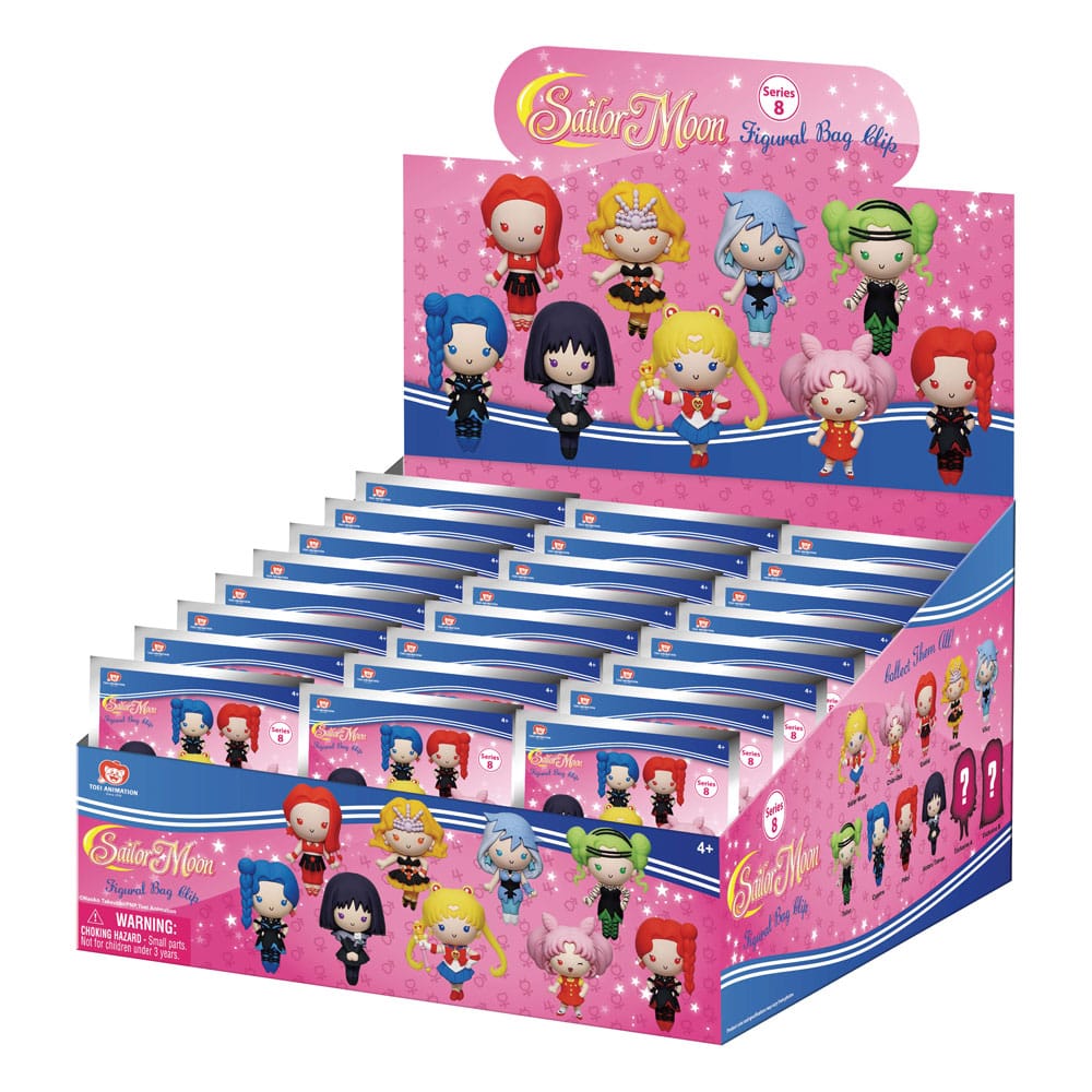 Sailor Moon 3D PVC tasclips serie 8 display (24)