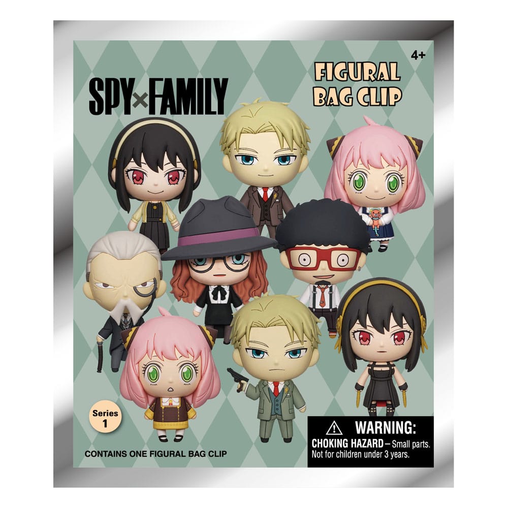 Spy x Family 3D-schuimtasclips Serie 1-display (24)