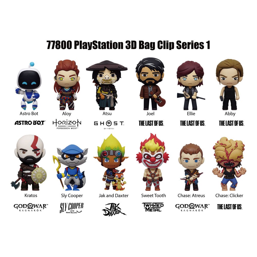 Playstation 3D Foam Bag Clips Serie 1 Display (24)