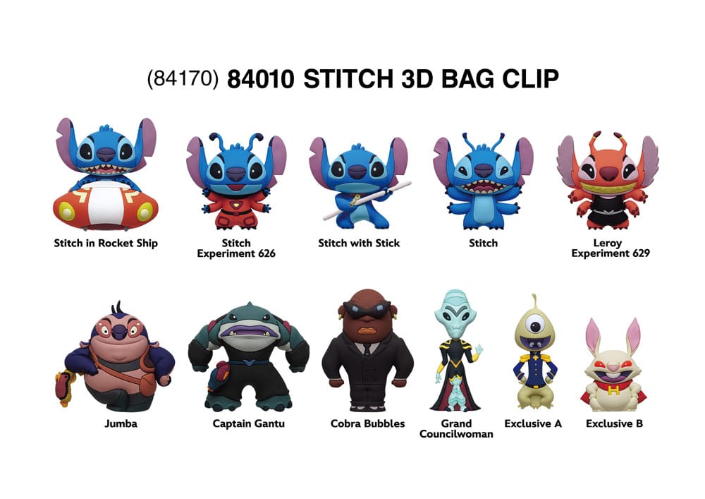 Lilo & Stitch 3D-schuimzakclips Stitch in Space-display (24)