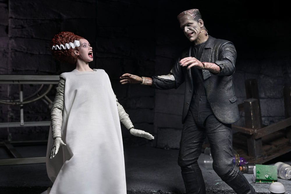 Universal Monsters Actiefiguren 2-pack Bruid van Frankenstein 90e verjaardag The Monster & His Mate 18 cm
