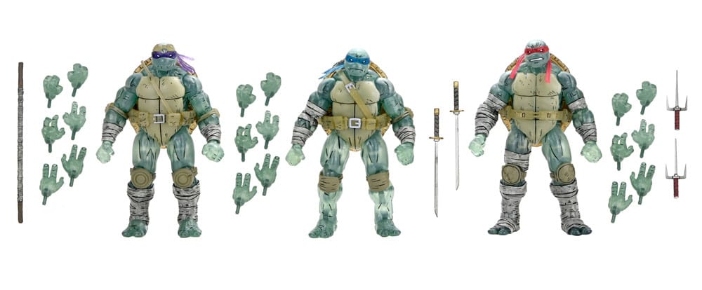 Teenage Mutant Ninja Turtles (The Last Ronin) Actiefiguren 3-pack Ghost Brothers 18 cm