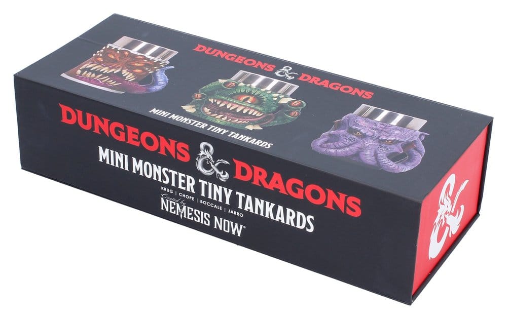 Dungeons & Dragons Set van 3 Mini Tankards Mini Monster 9 cm