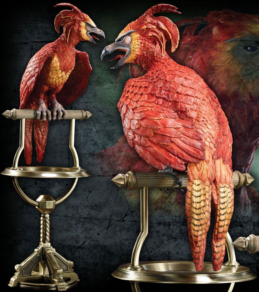Harry Potter standbeeld Fawkes de Phoenix 35 cm