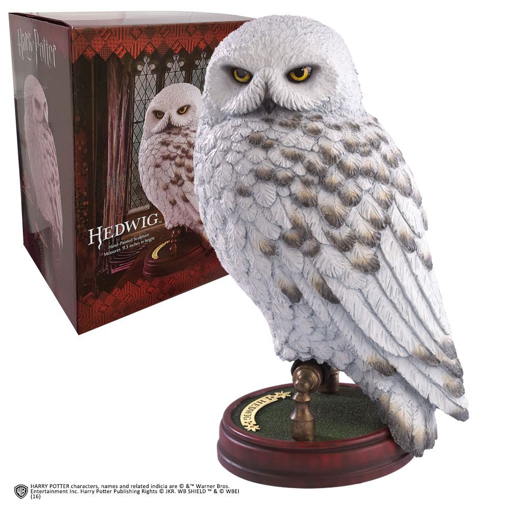 Harry Potter magische wezens standbeeld Hedwig 24 cm