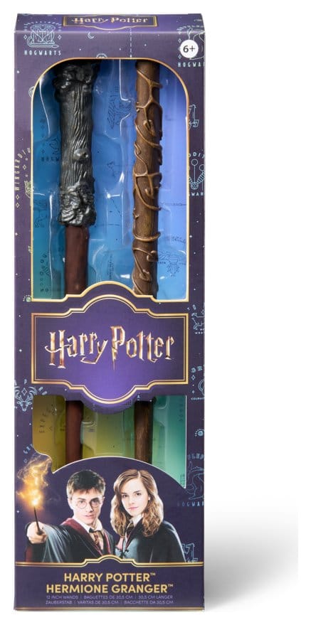 Harry Potter Rollenspel Replica Toverstokken 2-Pack Harry Potter & Hermelien Griffel 31 cm