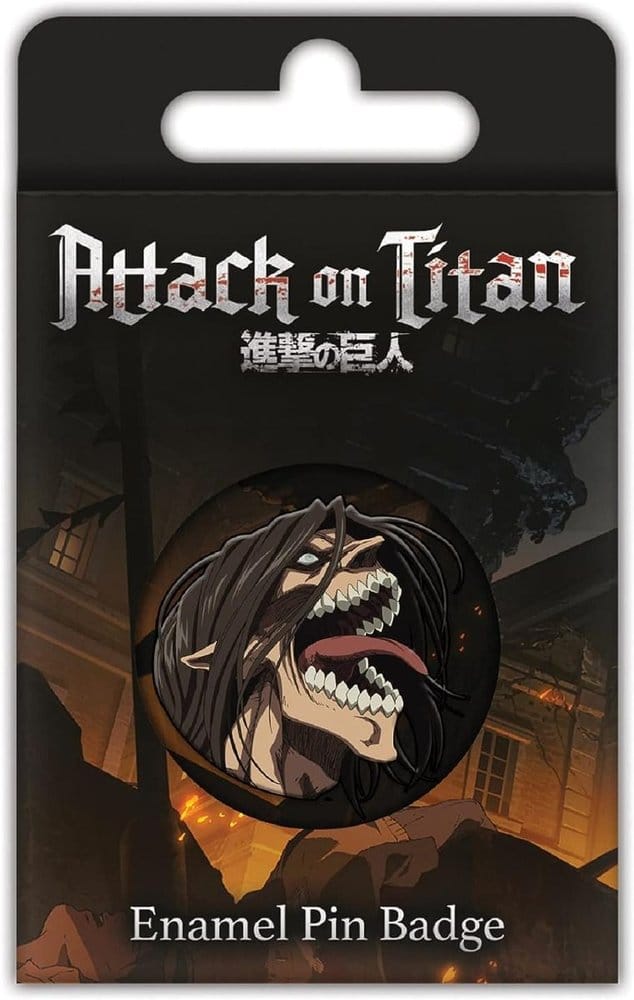 Aanval op Titan Emaille Pin Badge S3 (Eren Titan Rage)