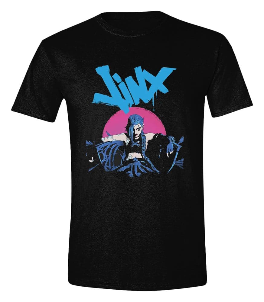 Arcane T-shirt Jinx stoel