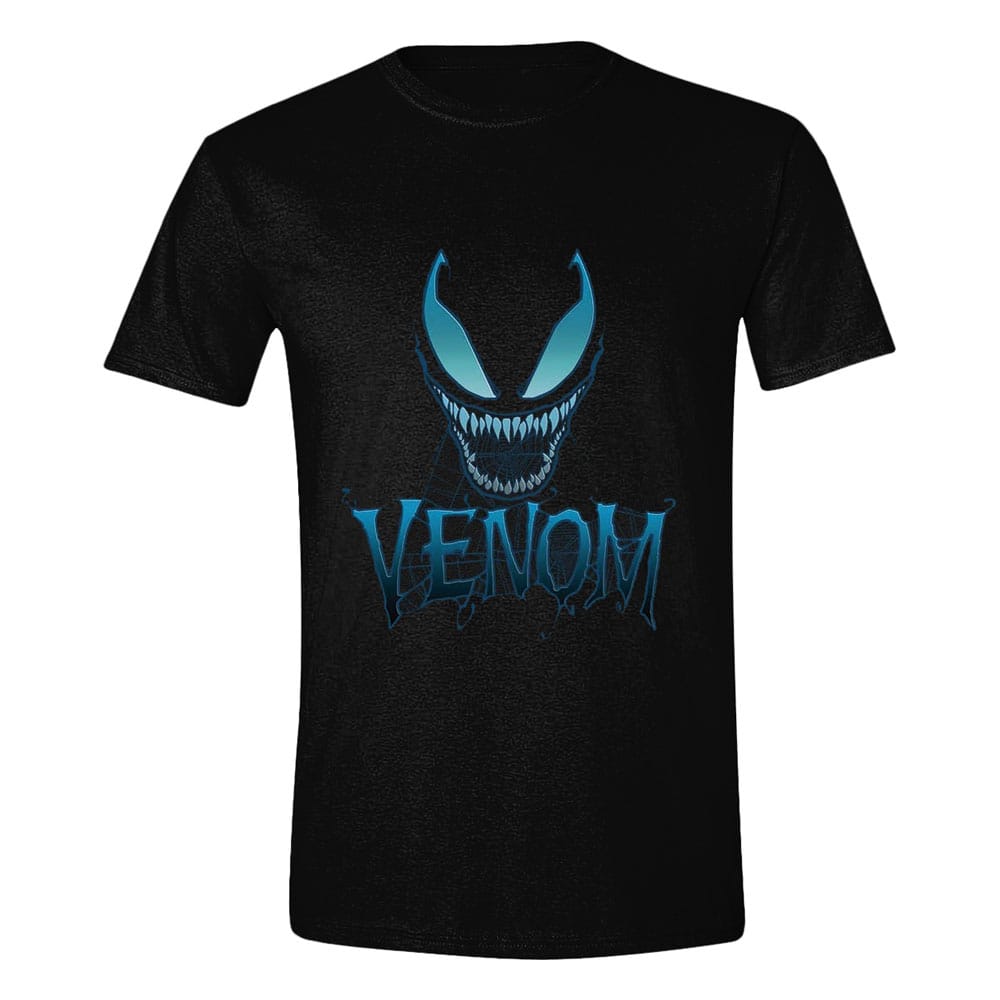 Marvel T-shirt Venom Blauw Web Face