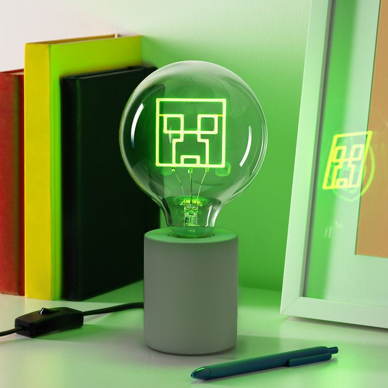 Minecraft Neon LED -lamp Creeper