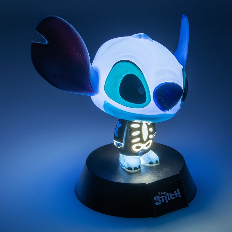 Lilo & Stitch Skeleton -pictogrammen lichte steek 11 cm