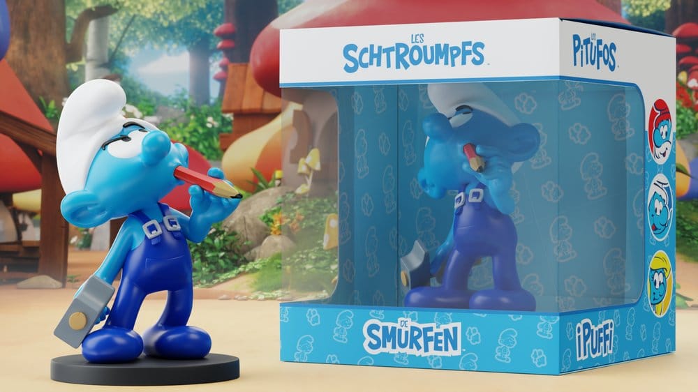 Het Smurfenbeeld Handige Smurf 11 cm