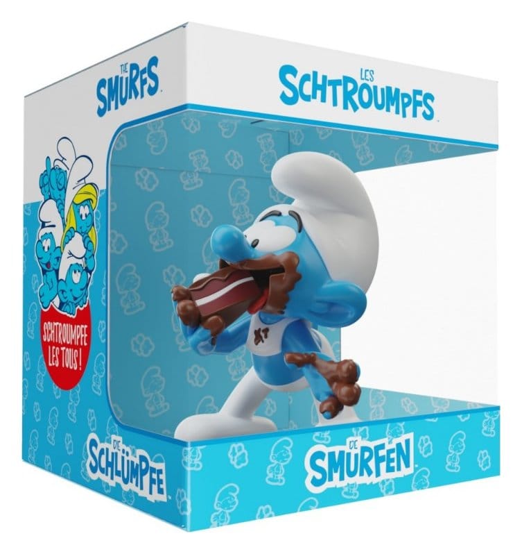 Het Smurfenbeeld Gulzige Smurf 10 cm