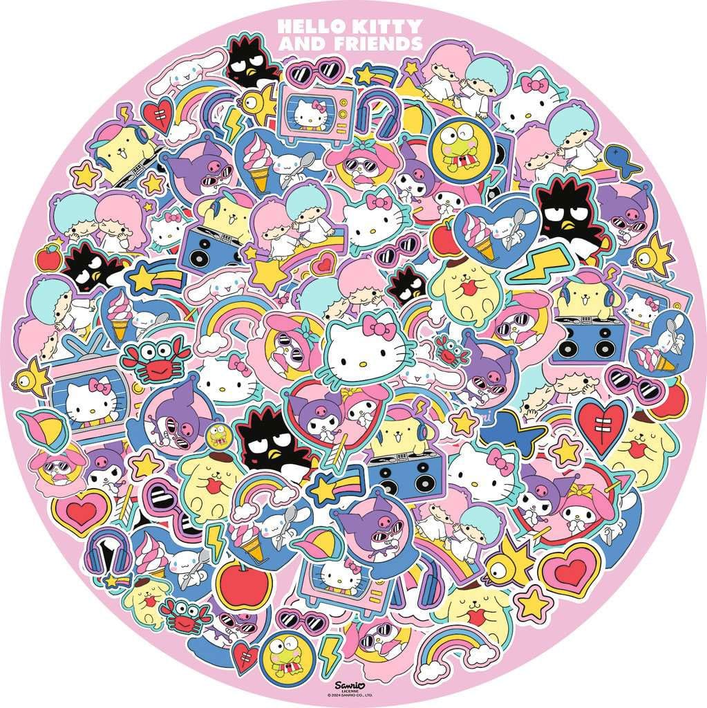 HELLY KITTY EN VRIENDEN ROUNT JIGSAW Puzzle (500 stuks)