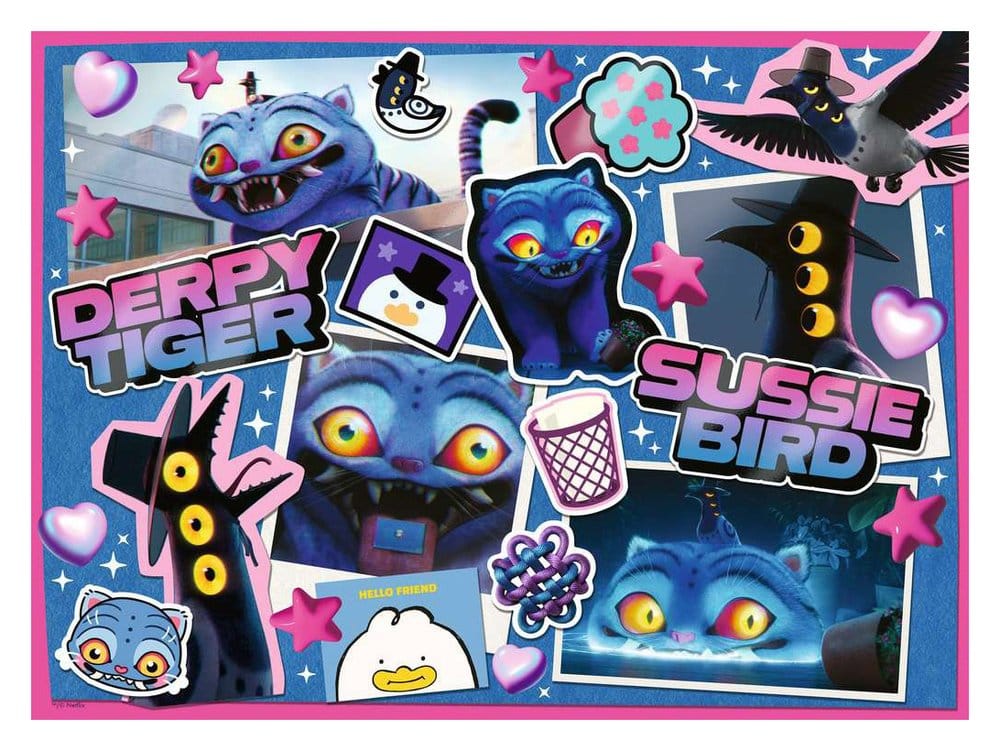 KPop Demon Hunters Kinderpuzzel Derpy & Sussie (300 stukjes XXL)