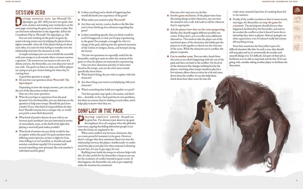 Werewolf: The Apocalypse 5e editie RPG-boek Scent of Decay Chronicle *Engelse versie*
