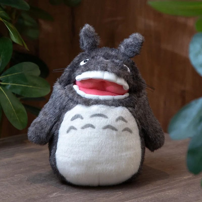 Mijn buur tot totoro pluche figuur brullende grote totoro m 29 cm