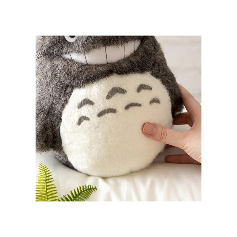 Mijn buur tot totoro pluche figuur glimlachend grote totoro m 28 cm