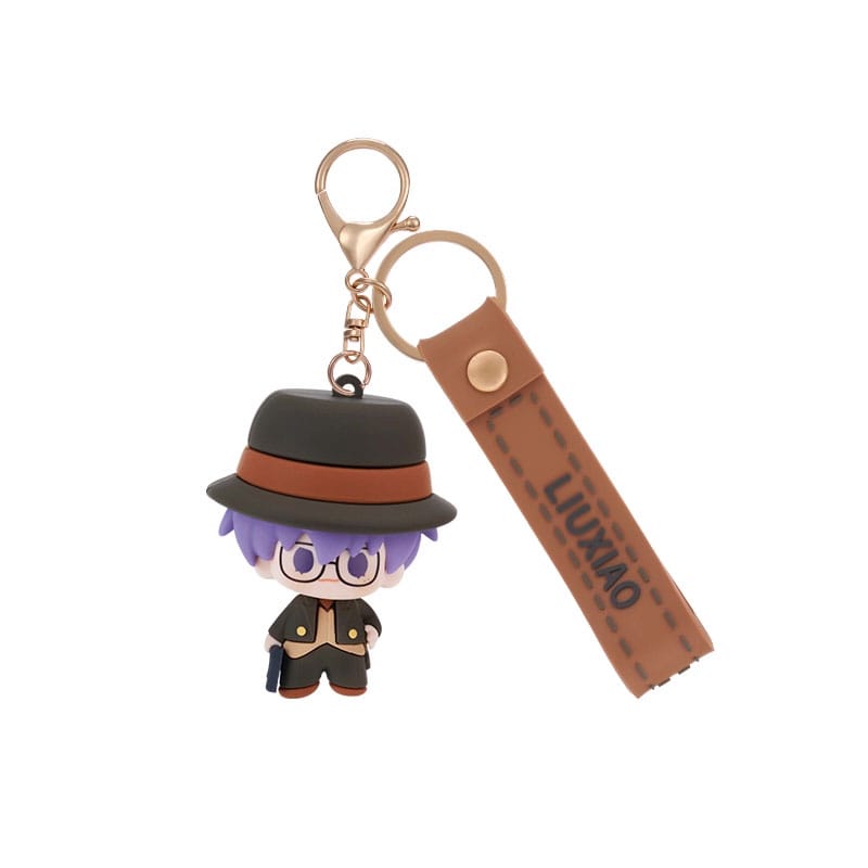 Link Klik Rubberen Sleutelhanger Liu Xiao 6 cm