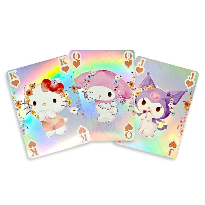 Sanrio speelkaarten Hello Kitty & Friends holografisch