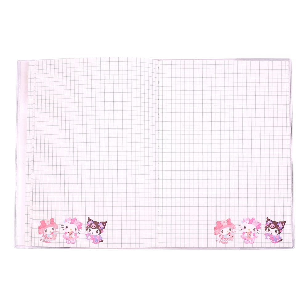 Sanrio Notitieboekje Hello Kitty & Friends Sakura-serie Holografisch geruit