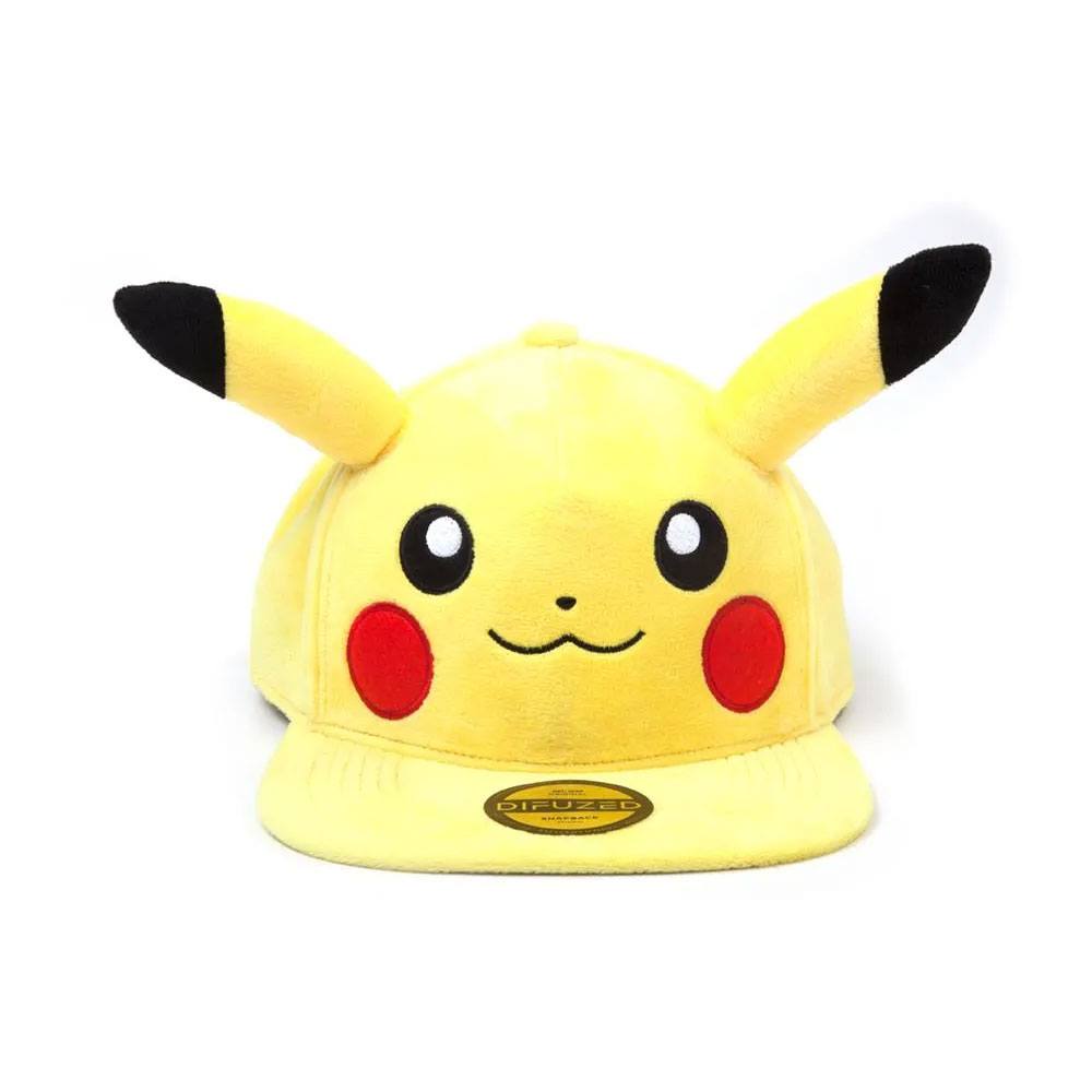 Pokémon Plush Snapback Cap beschaamd Pikachu