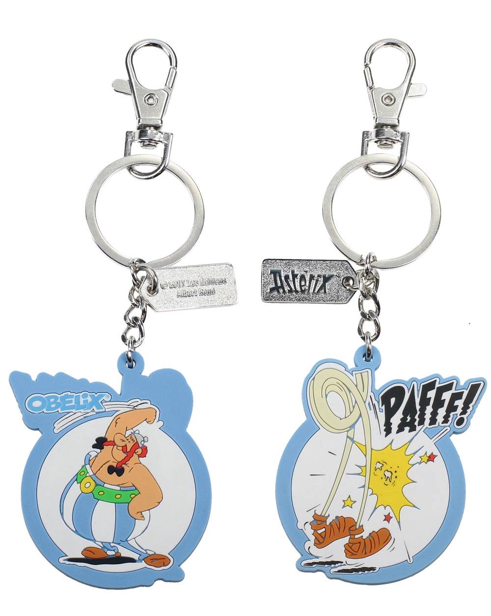 Asterix: Obelix pafff omkeerbare rubber sleutelhanger