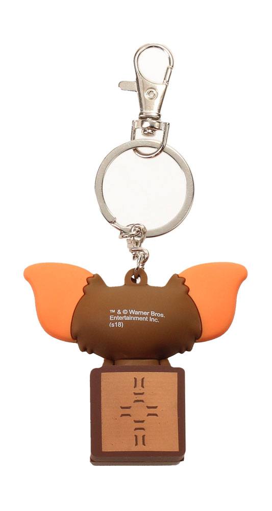 Gremlins Pokis rubberen sleutelhanger Gizmo in een doosje 6 cm