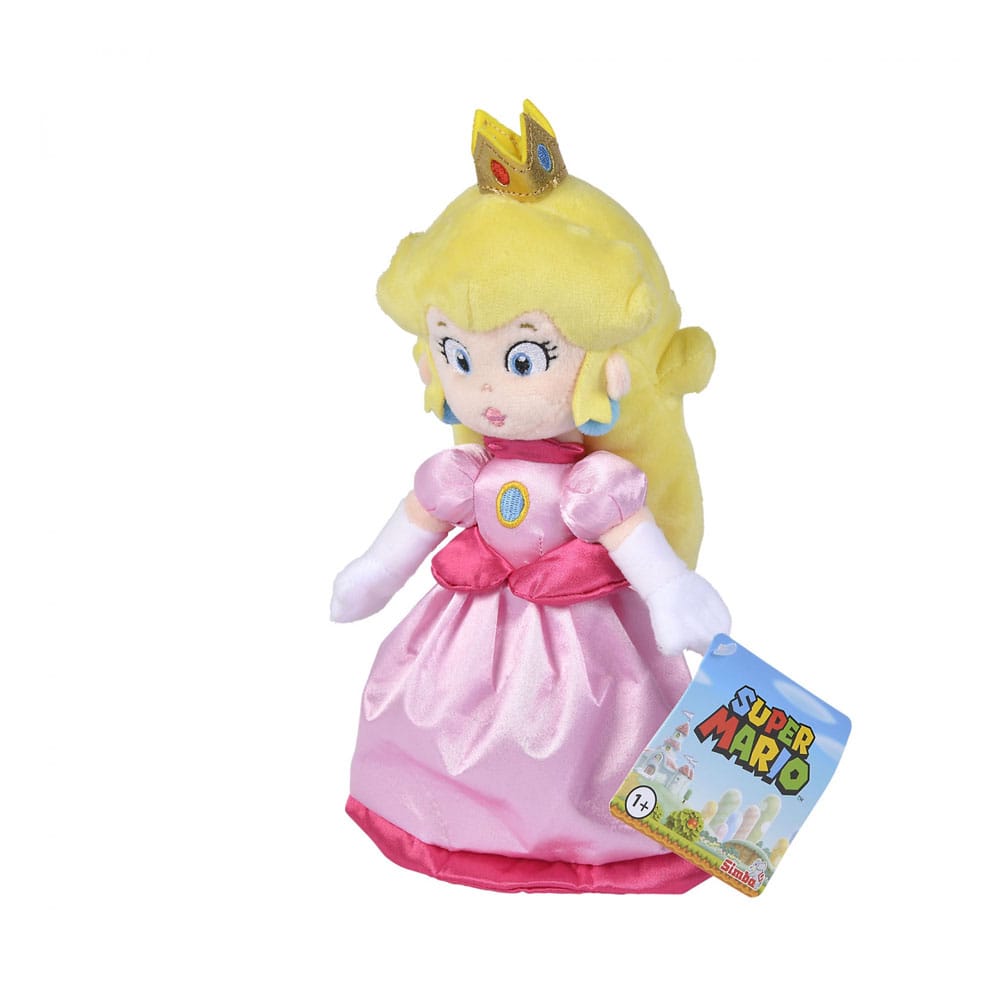 Super Mario pluche figuur perzik 27 cm
