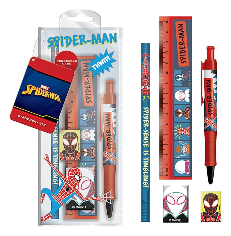 Spider-Man briefpapier set schets