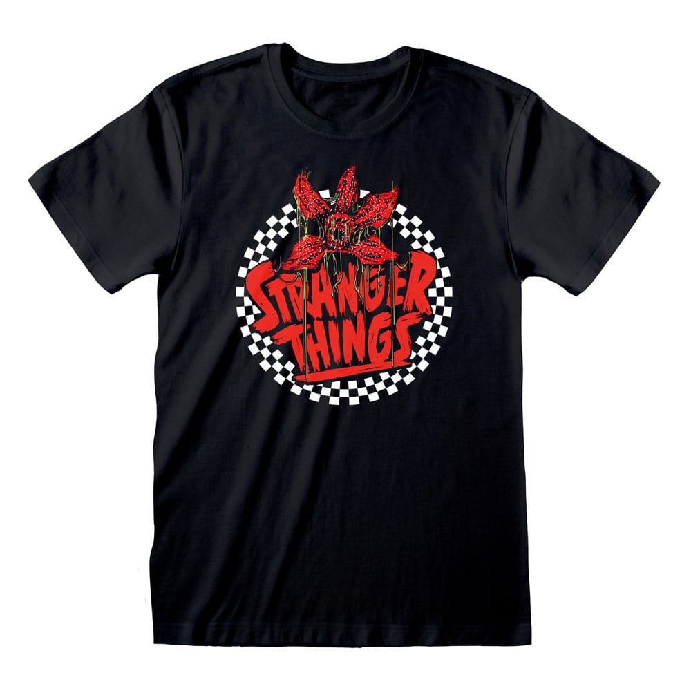 Stranger Things T-shirt geruite cirkel
