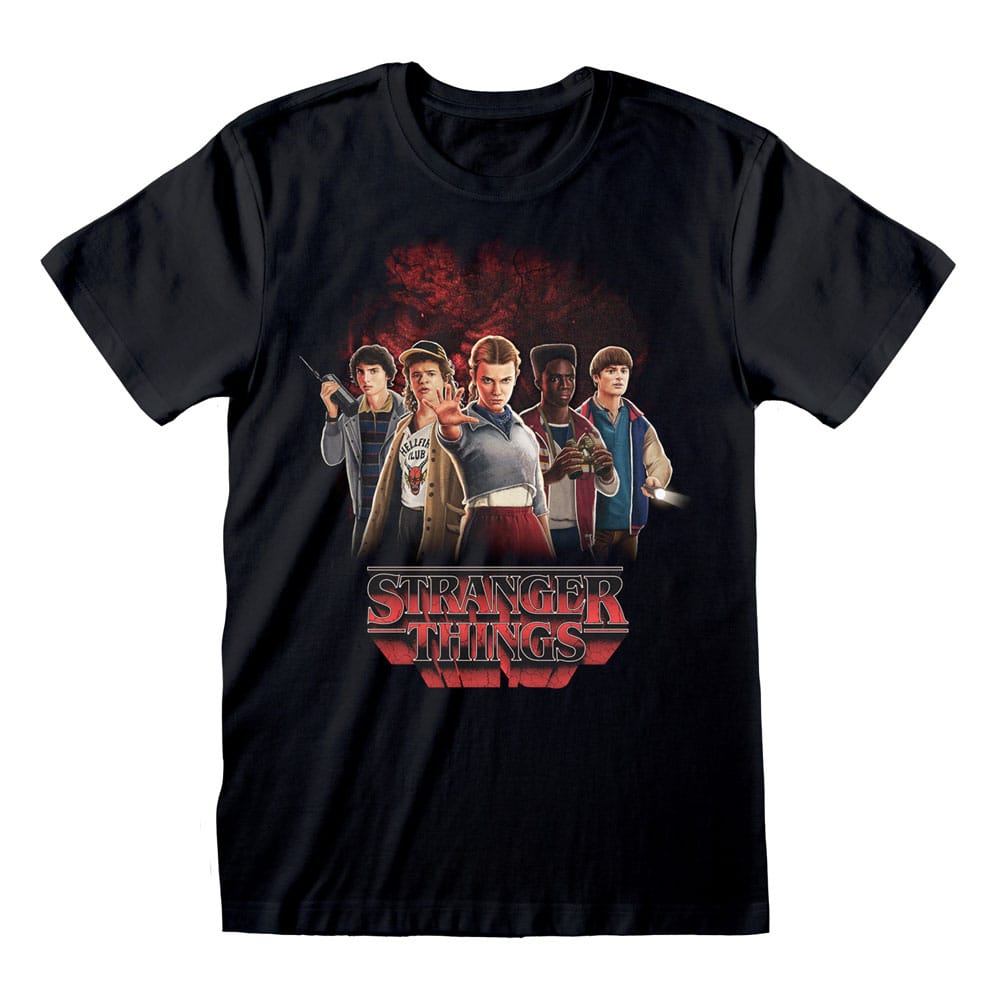 Stranger Things T-shirtgroep met Vecna erachter