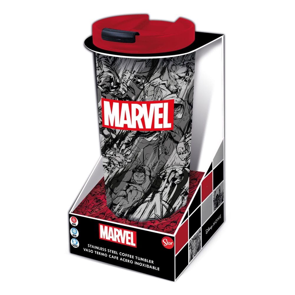 Marvel roestvrijstalen reistumbler Marvel -patroon