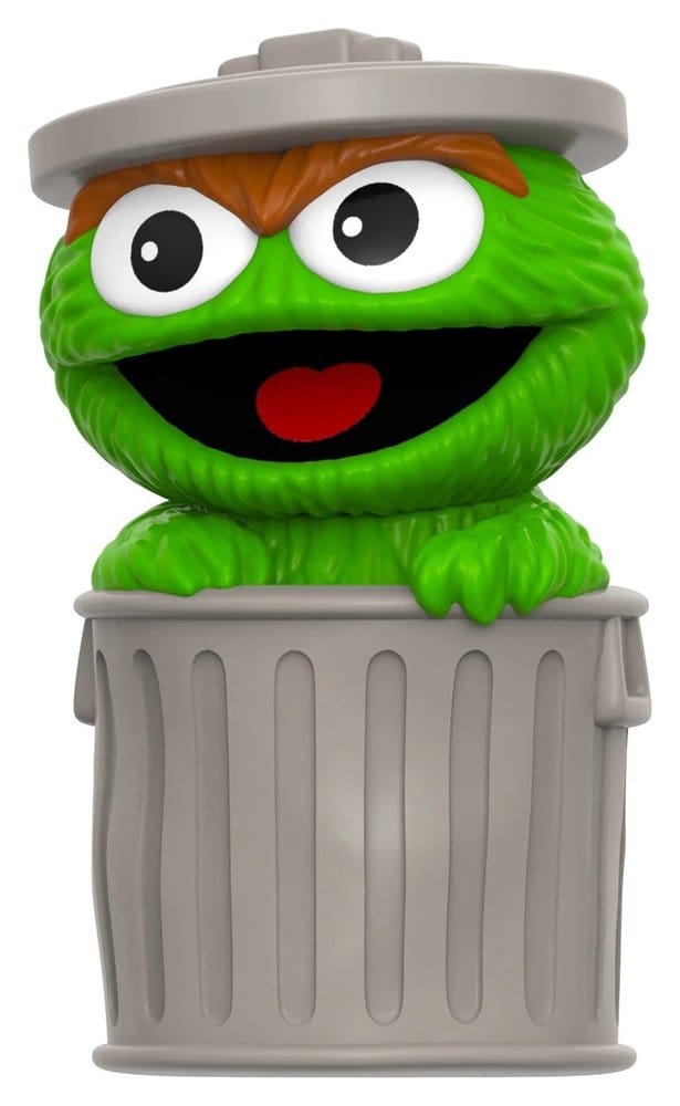 Sesamstraat plezier! Plezier! Zachte vinylfiguur Wave 01 - Oscar de Grouch 18 cm