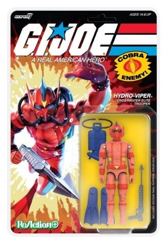 GI Joe ReAction+ Actiefiguur Wave 07 Hydro Viper (Comic) 10 cm