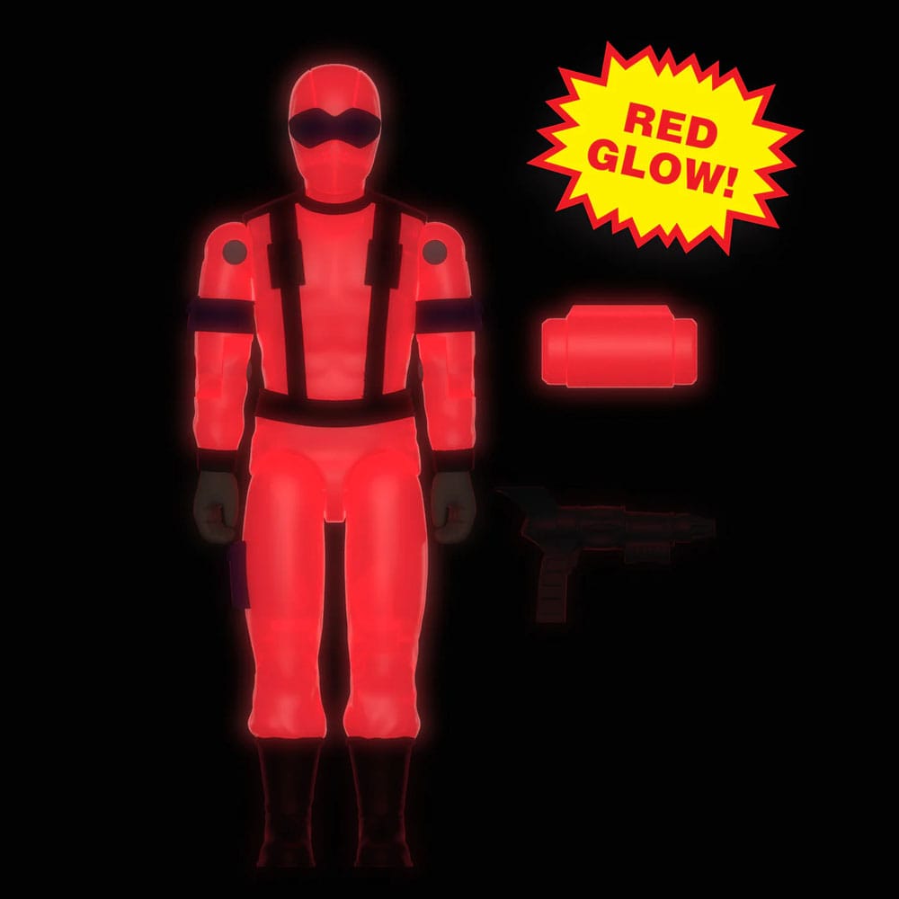 GI Joe ReAction+ Actiefiguur Wave 06 Snake Eyes (rode gloed, kristalgif) 10 cm