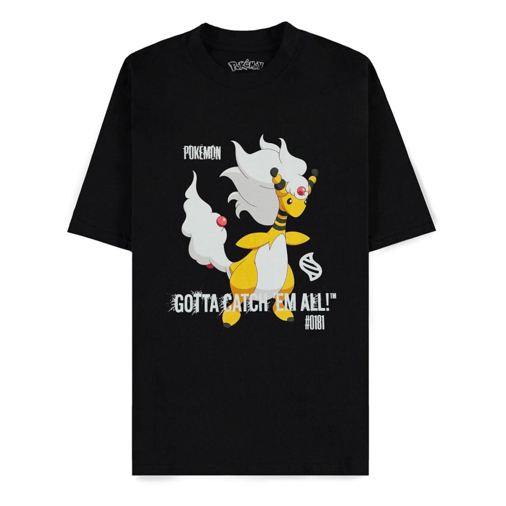 Pokémon Mega Evolutions T-shirt Mega Ampharos moet ze allemaal vangen