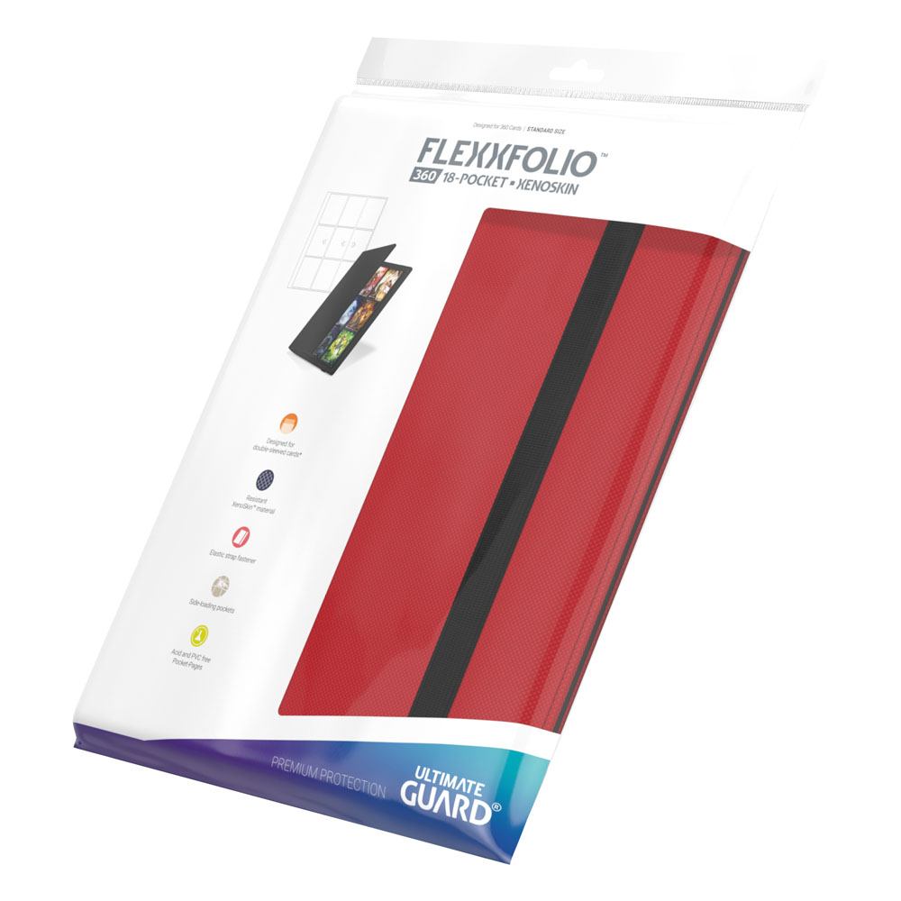 Ultimate Guard Flexxfolio 360 18 -Pocket Xenoskin - Red