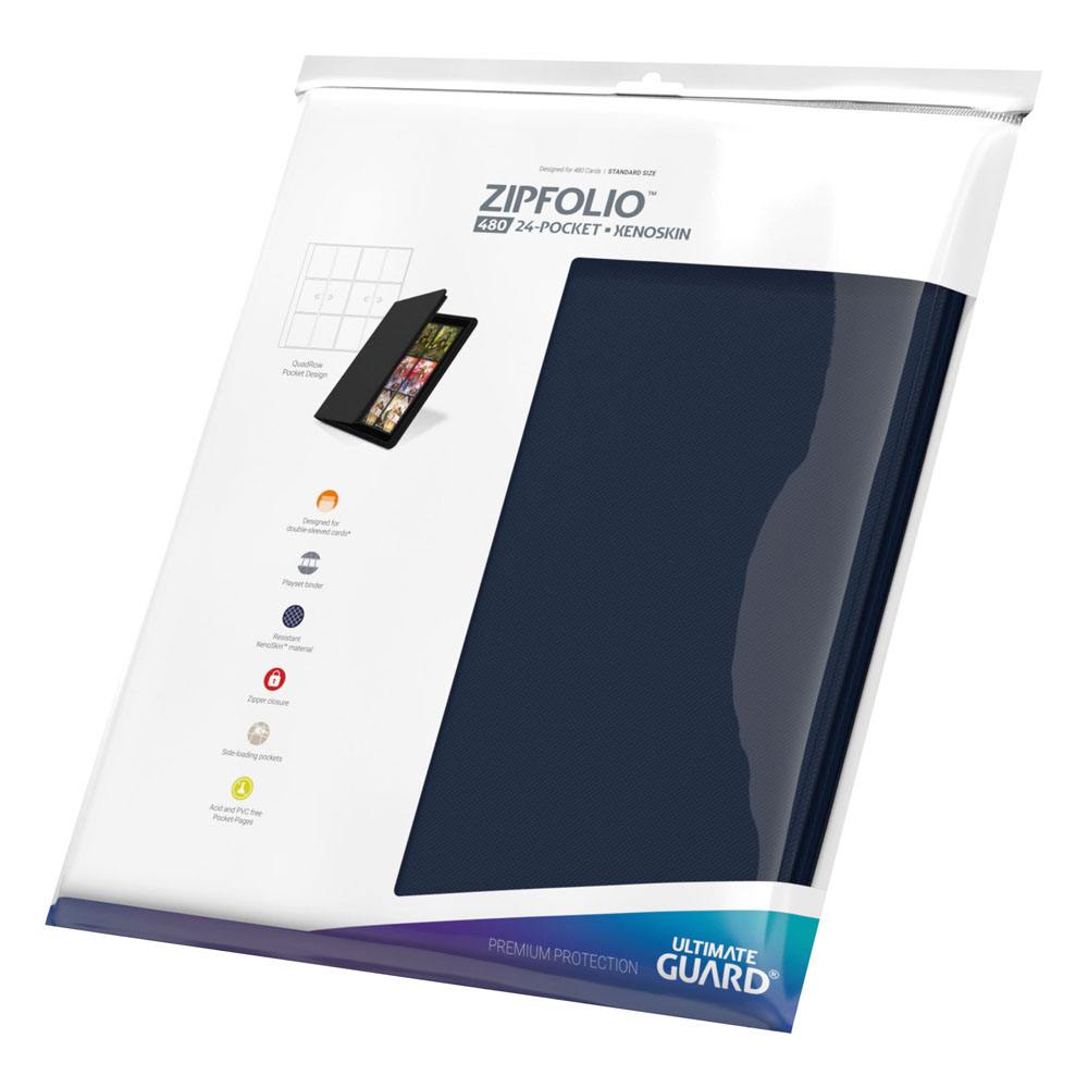 Ultimate Guard Zipfolio 480 24 -Pocket Xenoskin - Blauw