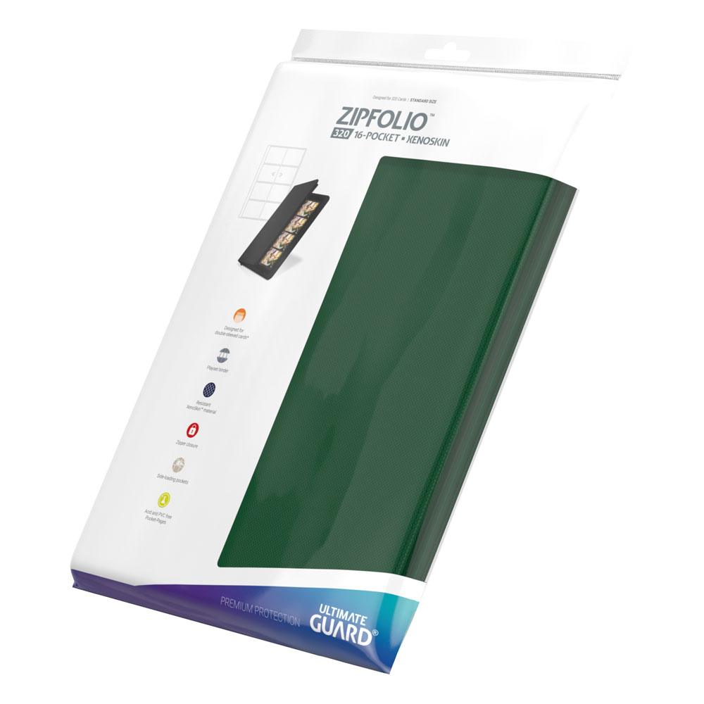 Ultimate Guard Zipfolio 320 16 -Pocket Xenoskin - Green