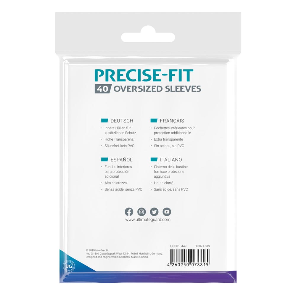 Ultimate Guard Precise-Fit oversized mouwen (40)