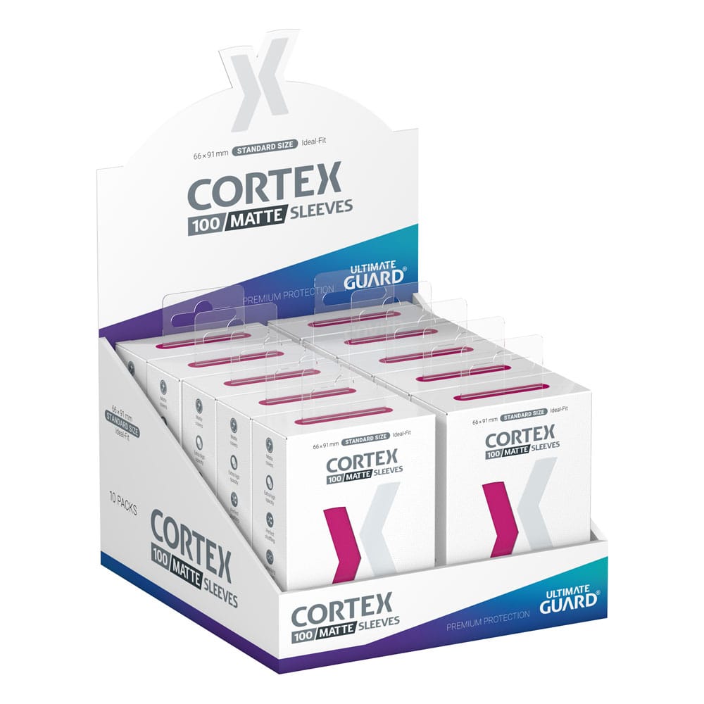 Ultieme bewaker cortex mouwen matte standaardgrootte (100) - roze