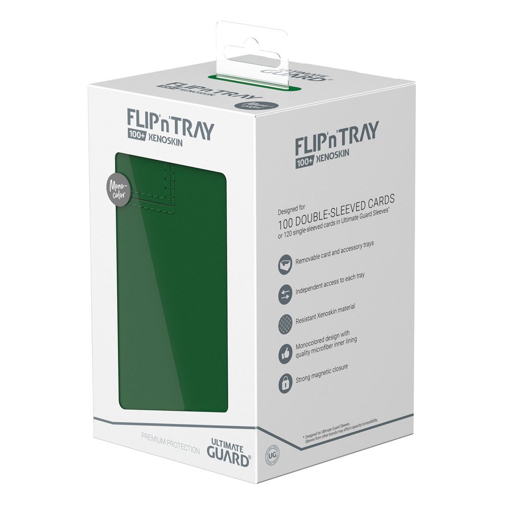 Ultimate Guard Flip'n'tray 100+ Xenoskin - Green