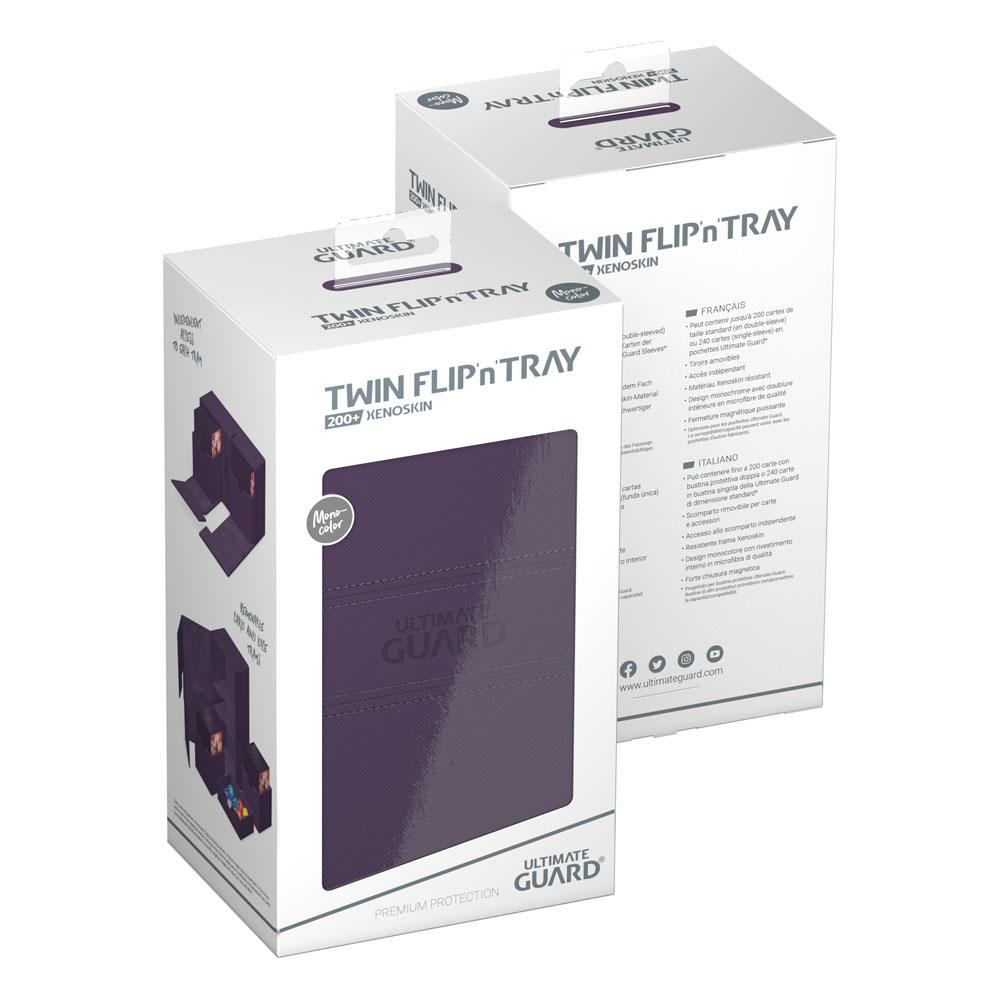 Ultimate Guard Twin Flip'n'tray 200+ Xenoskin - Purple
